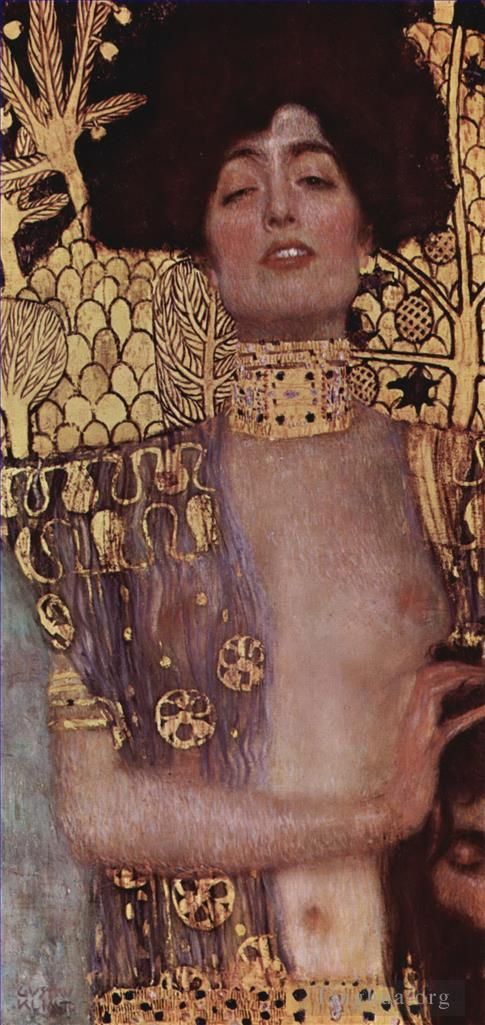 Gustave Klimt Ölgemälde - Judith I und der Kopf des Holofernes