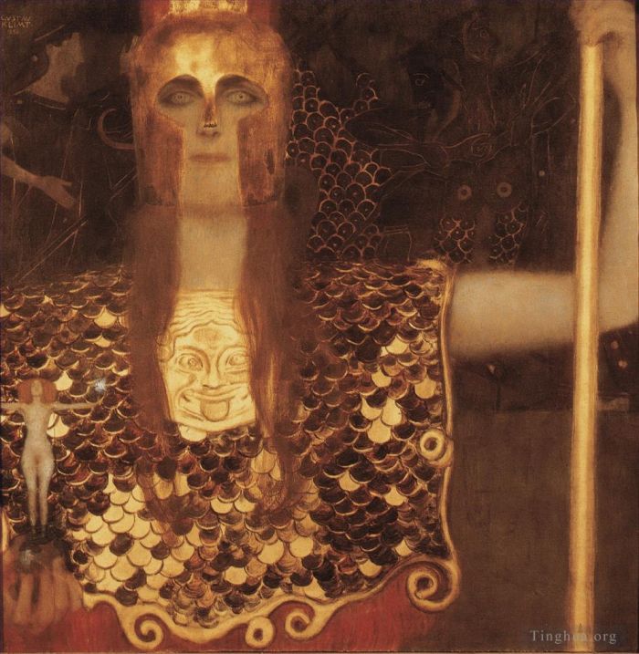 Gustave Klimt Ölgemälde - Pallas Athene