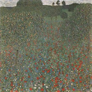 Gustave Klimt Werk - Mohnfeld