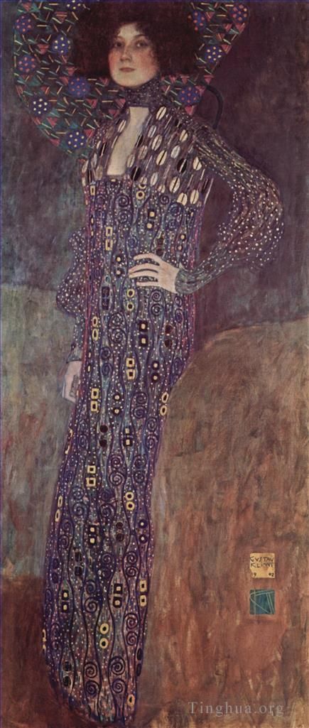 Gustave Klimt Ölgemälde - Porträt von Emilie Floge 2