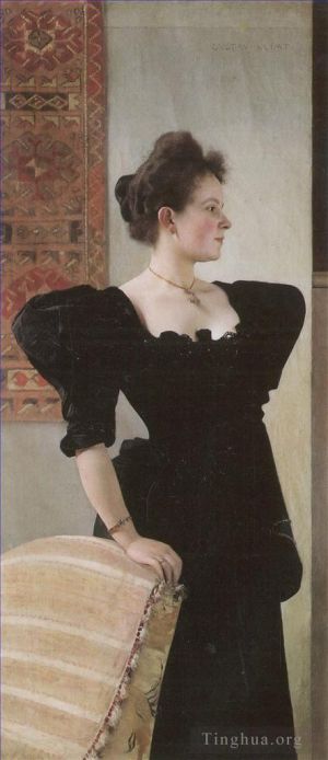 Gustave Klimt Werk - Porträt von Marie Breunig