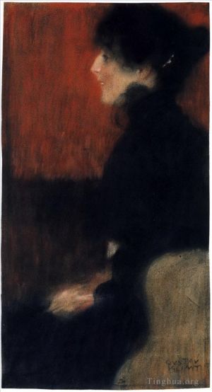 Gustave Klimt Werk - Porträt einer Dame 3