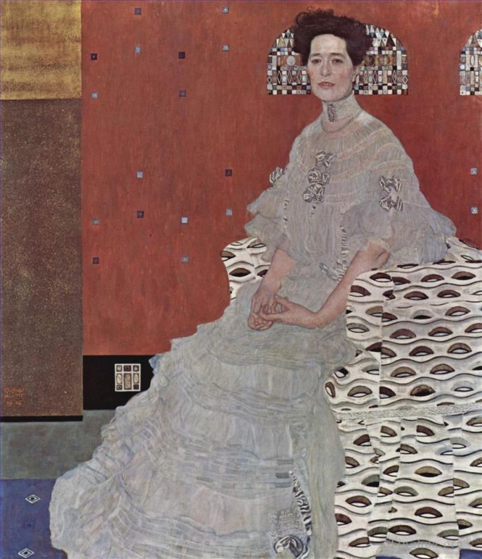 Gustave Klimt Ölgemälde - Porträt der Fritza Riedler