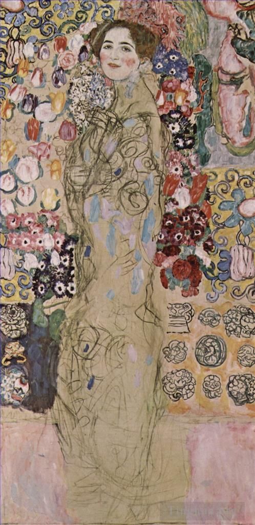 Gustave Klimt Ölgemälde - Porträt der Maria Munk