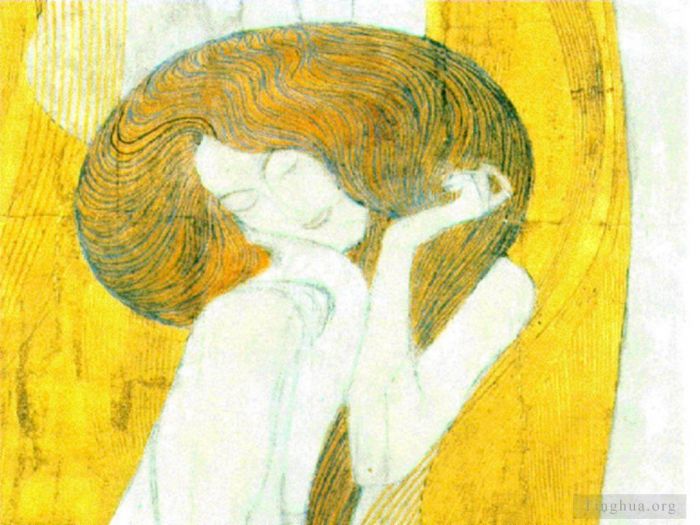 Gustave Klimt Ölgemälde - Der Beethovenfries 1902