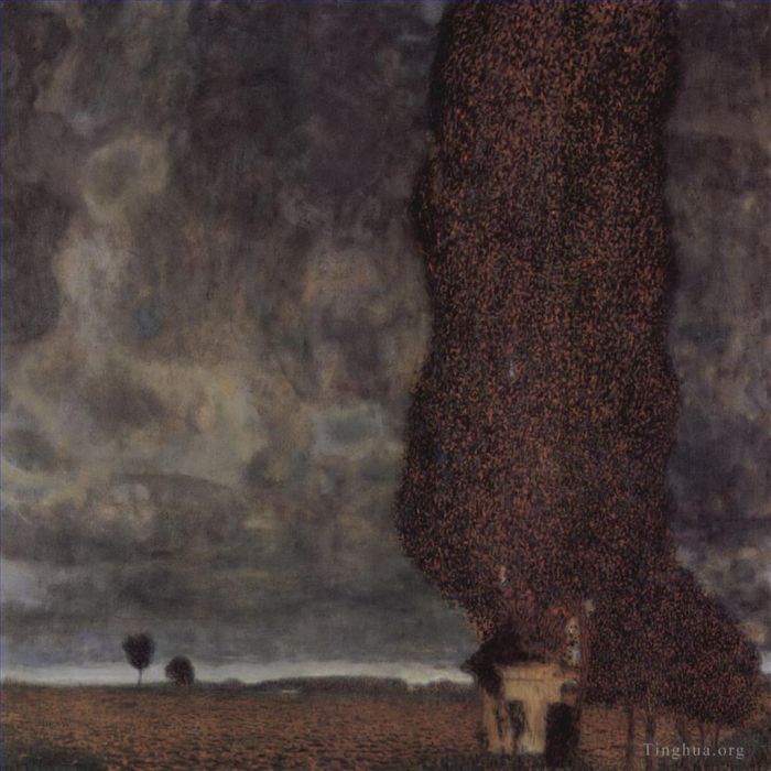Gustave Klimt Ölgemälde - Die große Pappel II