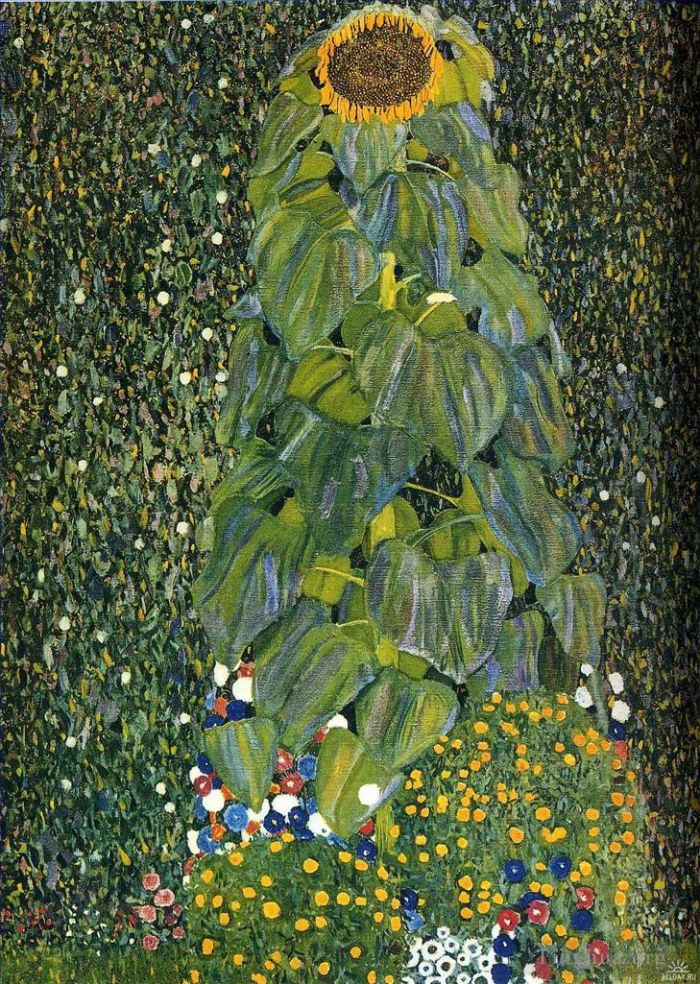 Gustave Klimt Ölgemälde - Die Sonnenblume