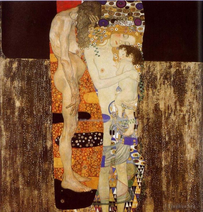 Gustave Klimt Ölgemälde - Die drei Lebensalter einer Frau