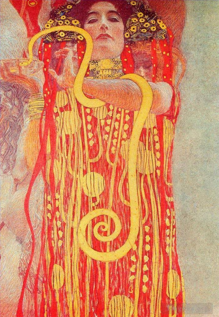 Gustave Klimt Ölgemälde - Deckengemälde der Universität Wien