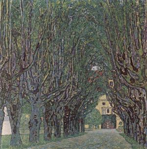 Gustave Klimt Werk - Allee im Park von Schloss Kammer