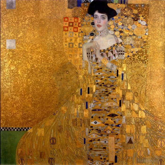 Gustave Klimt Ölgemälde - Frau in Gold