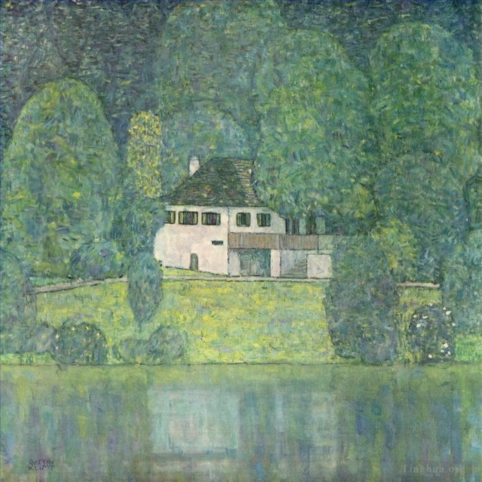 Gustave Klimt Ölgemälde - Ohne Titel Landschaft