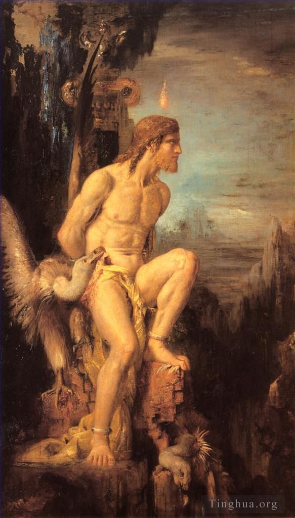 Gustave Moreau Ölgemälde - Prometheus