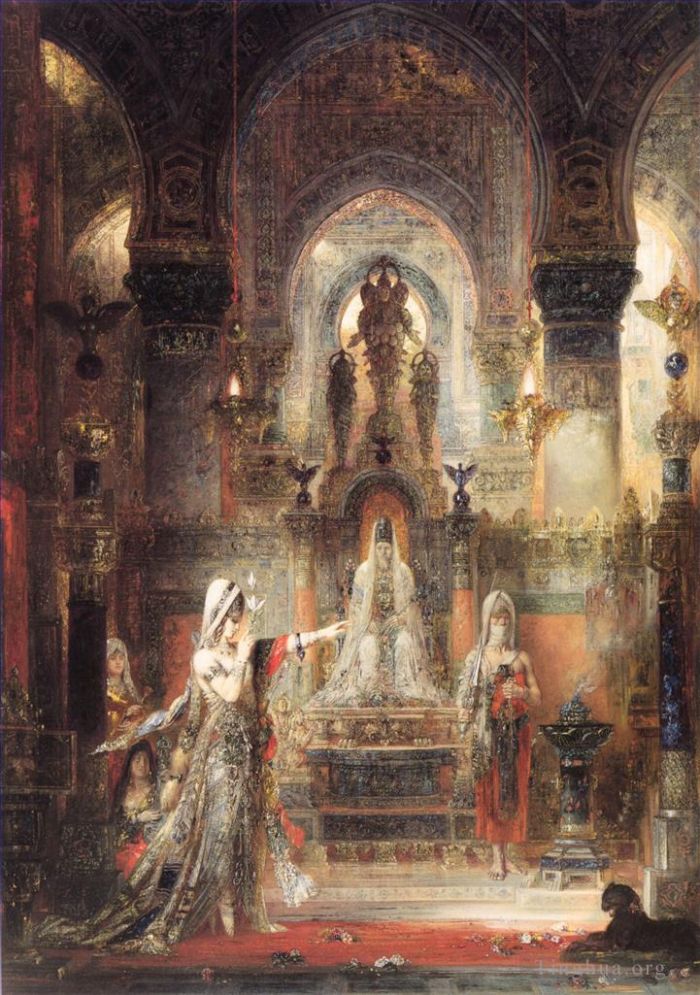 Gustave Moreau Ölgemälde - Salome tanzt vor Herodes