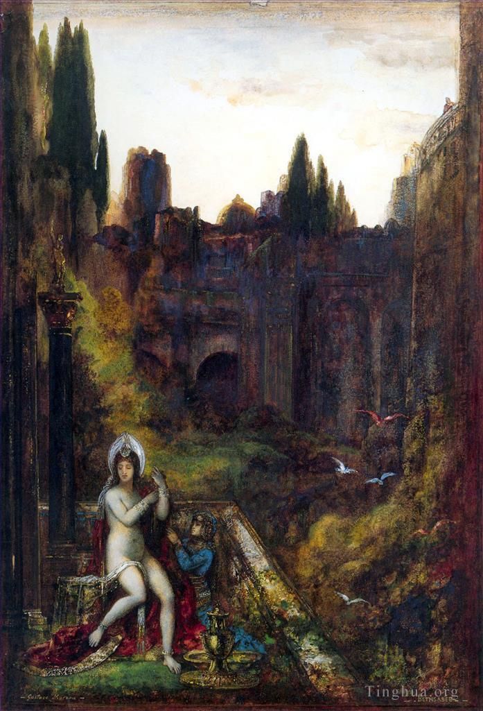 Gustave Moreau Ölgemälde - Bathseba