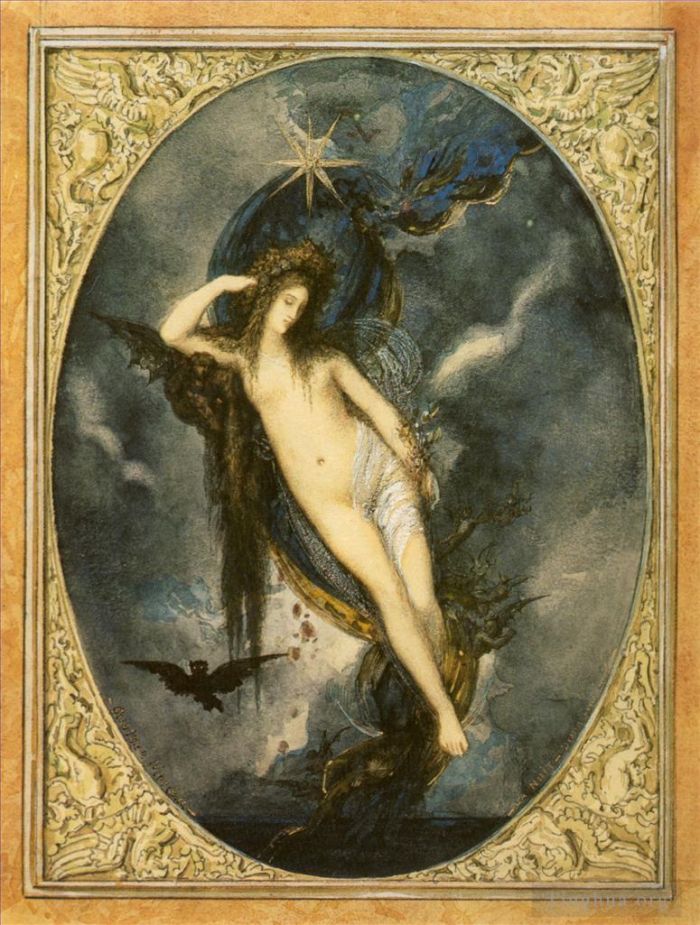 Gustave Moreau Ölgemälde - Nacht