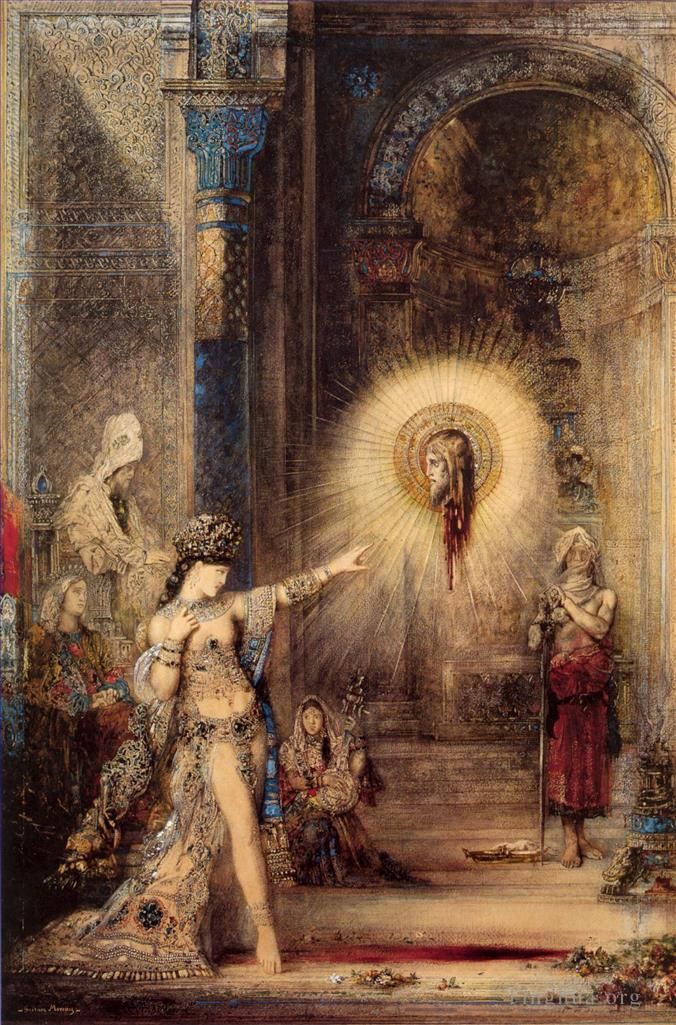 Gustave Moreau Ölgemälde - Die Erscheinung