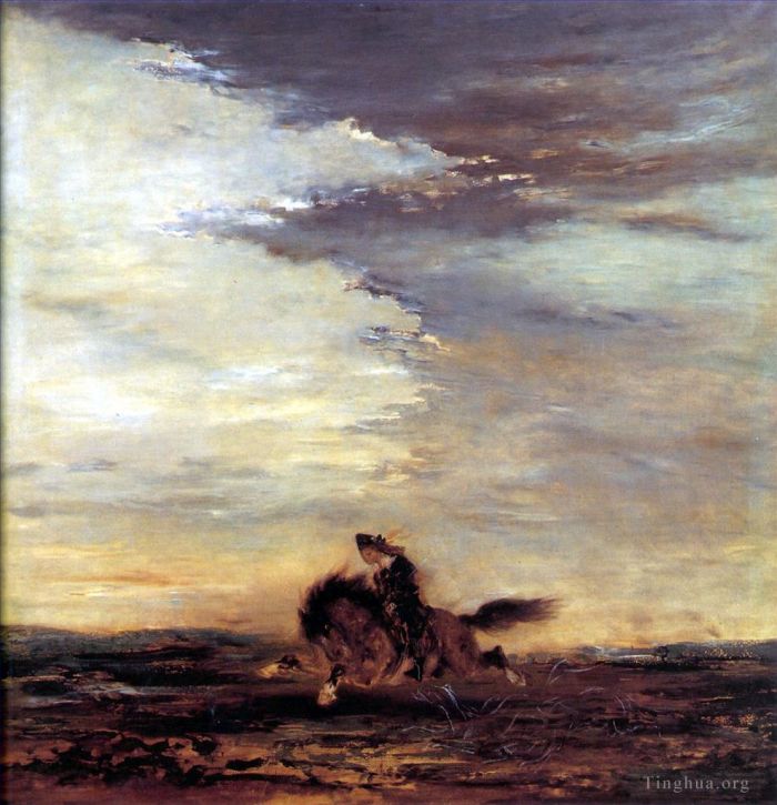 Gustave Moreau Ölgemälde - Der schottische Reiter