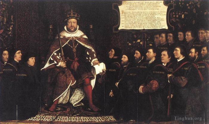 Hans Holbein the Younger Ölgemälde - Heinrich VIII. und die Barbiere