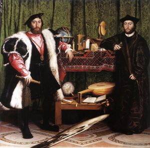 Hans Holbein the Younger Werk - Jean de Dinteville und Georges de Selve Die Botschafter