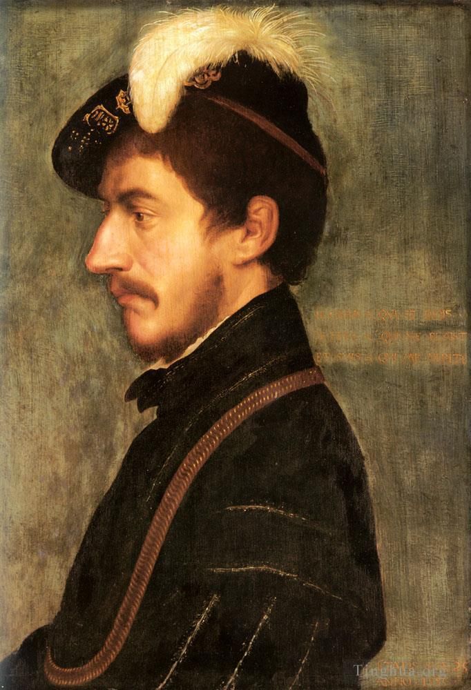 Hans Holbein the Younger Ölgemälde - Porträt von Sir Nicholas Pyntz