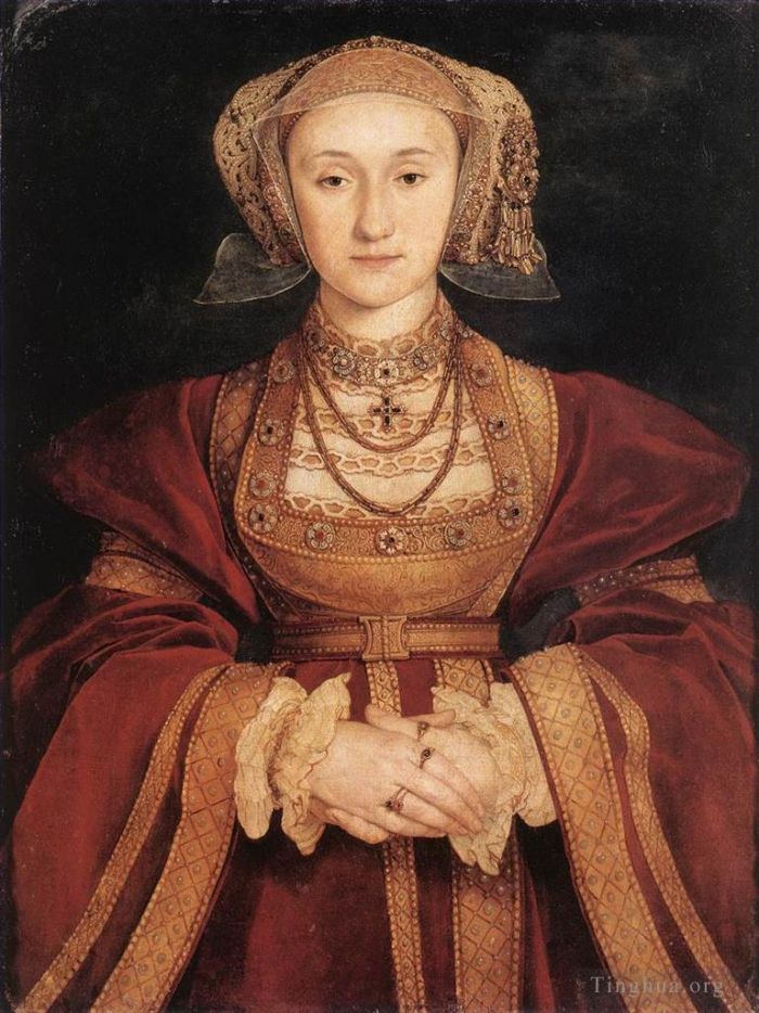 Hans Holbein the Younger Ölgemälde - Porträt der Anna von Kleve