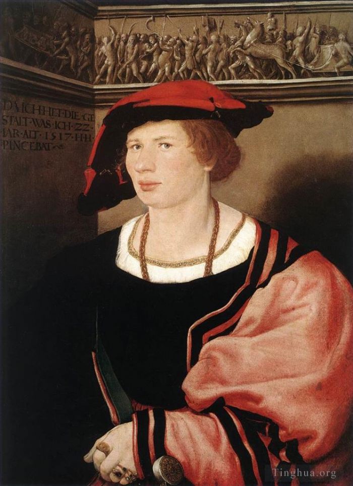 Hans Holbein the Younger Ölgemälde - Porträt von Benedikt von Hertenstein