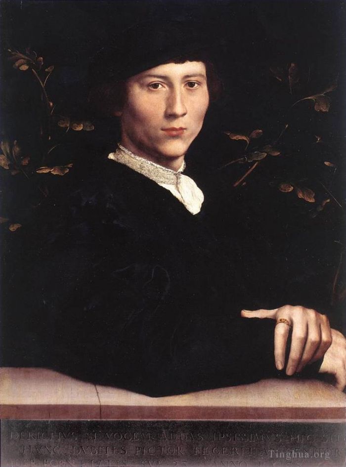 Hans Holbein the Younger Ölgemälde - Porträt von Derich Born