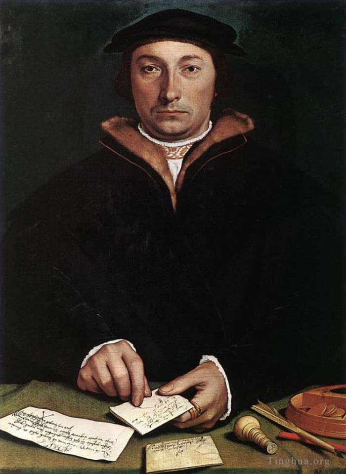 Hans Holbein the Younger Ölgemälde - Porträt von Dirk Tybis