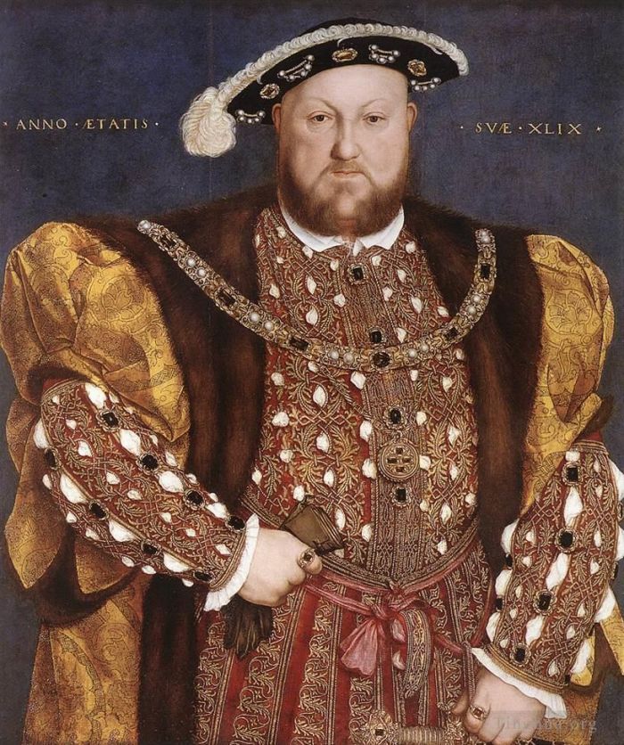Hans Holbein the Younger Ölgemälde - Porträt von Heinrich VIII