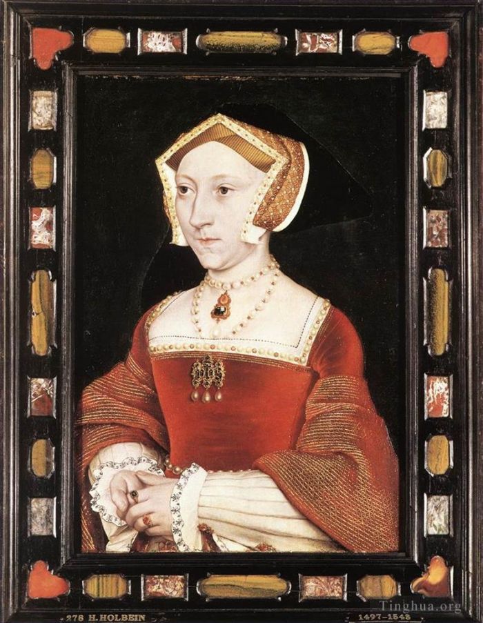 Hans Holbein the Younger Ölgemälde - Porträt von Jane Seymour
