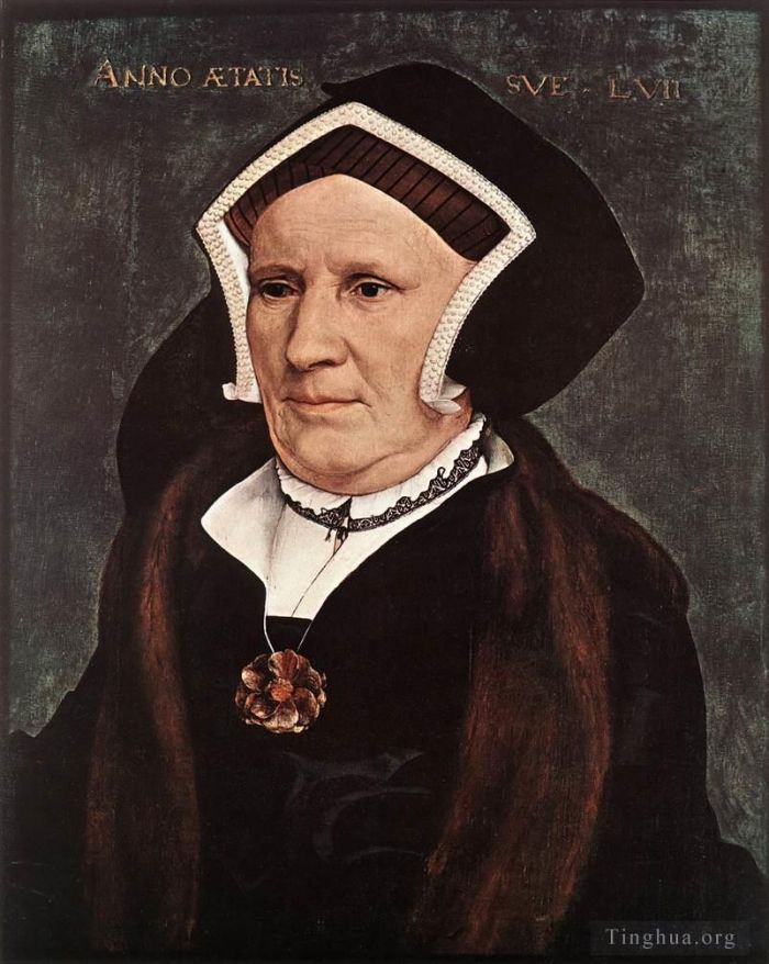 Hans Holbein the Younger Ölgemälde - Porträt von Lady Margaret Butts