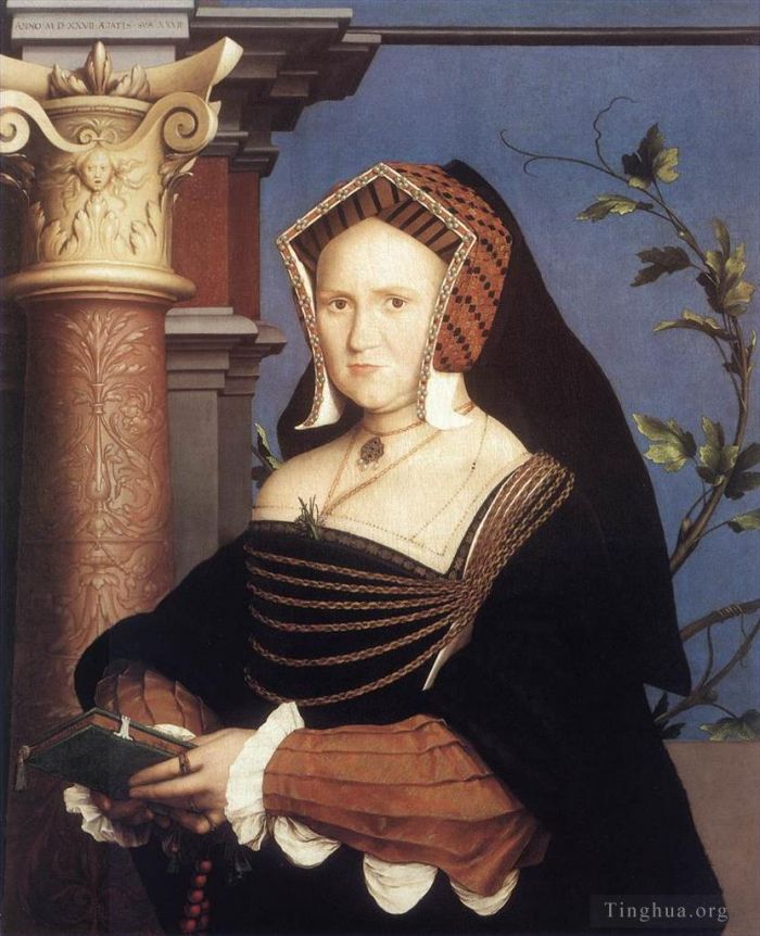 Hans Holbein the Younger Ölgemälde - Porträt von Lady Mary Guildford2