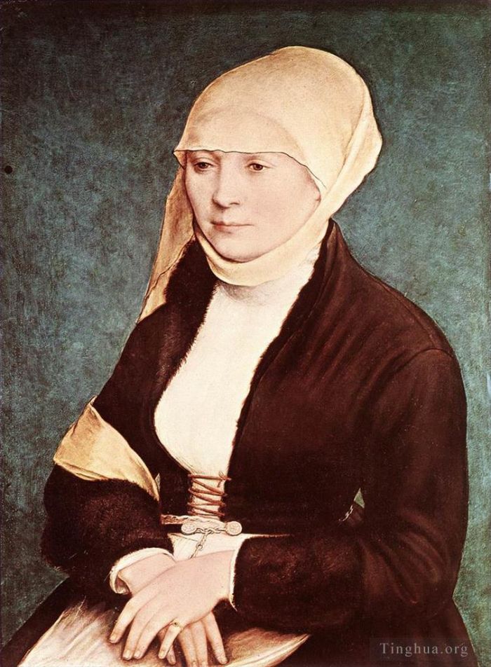 Hans Holbein the Younger Ölgemälde - Porträt der Frau des Künstlers