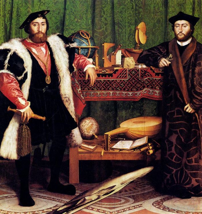 Hans Holbein the Younger Ölgemälde - Die französischen Botschafter