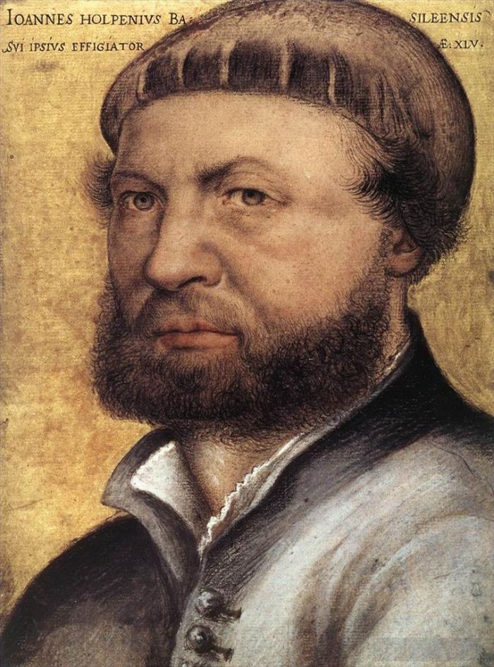 Hans Holbein the Younger Andere Malerei - Selbstporträt