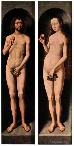 Hans Memling Werk - Adam und Eva 1485
