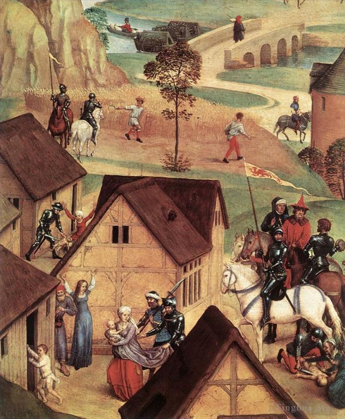 Hans Memling Ölgemälde - Advent und Triumph Christi 1480detail1