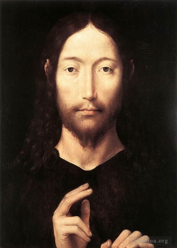 Hans Memling Ölgemälde - Christus gibt seinen Segen 1478
