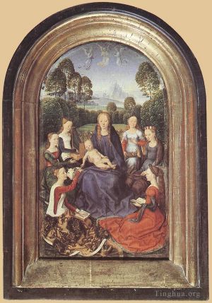 Hans Memling Werk - Diptychon von Jean de Cellier 1475I