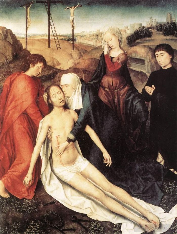 Hans Memling Ölgemälde - Klagelied 1475