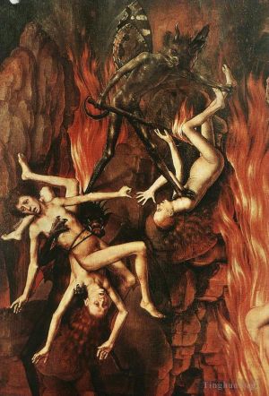 Hans Memling Werk - Triptychon des Jüngsten Gerichts, geöffnet 1467detail12
