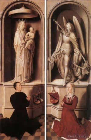 Hans Memling Werk - Triptychon des Jüngsten Gerichts, geöffnet 1467detail13