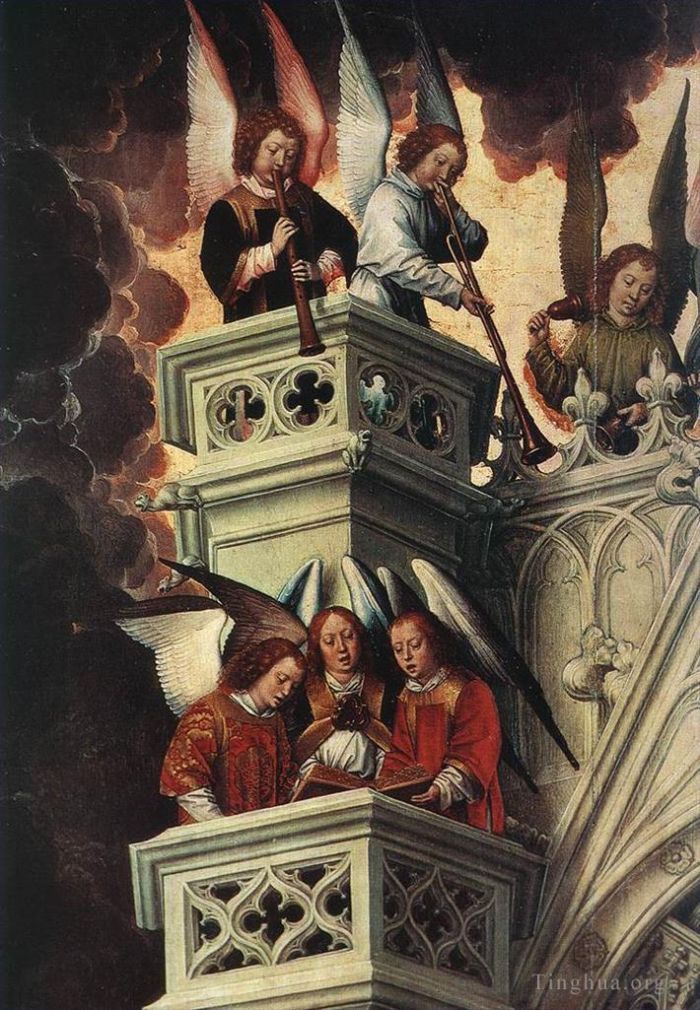 Hans Memling Ölgemälde - Triptychon des Jüngsten Gerichts, geöffnet 1467detail3