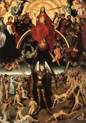 Hans Memling Werk - Triptychon des Jüngsten Gerichts, geöffnet 1467detail4
