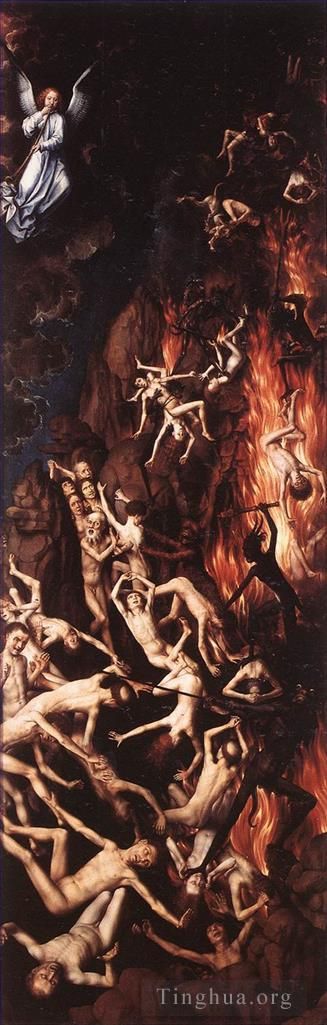 Hans Memling Ölgemälde - Triptychon des Jüngsten Gerichts, geöffnet 1467detail9