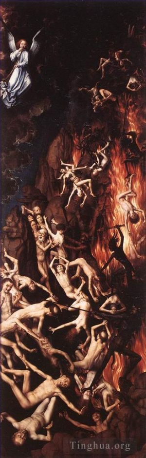Hans Memling Werk - Triptychon des Jüngsten Gerichts, geöffnet 1467detail9