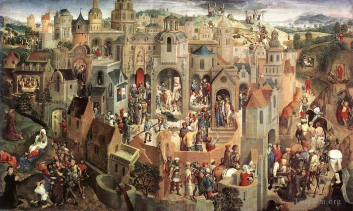Hans Memling Ölgemälde - Szenen aus der Passion Christi 1470