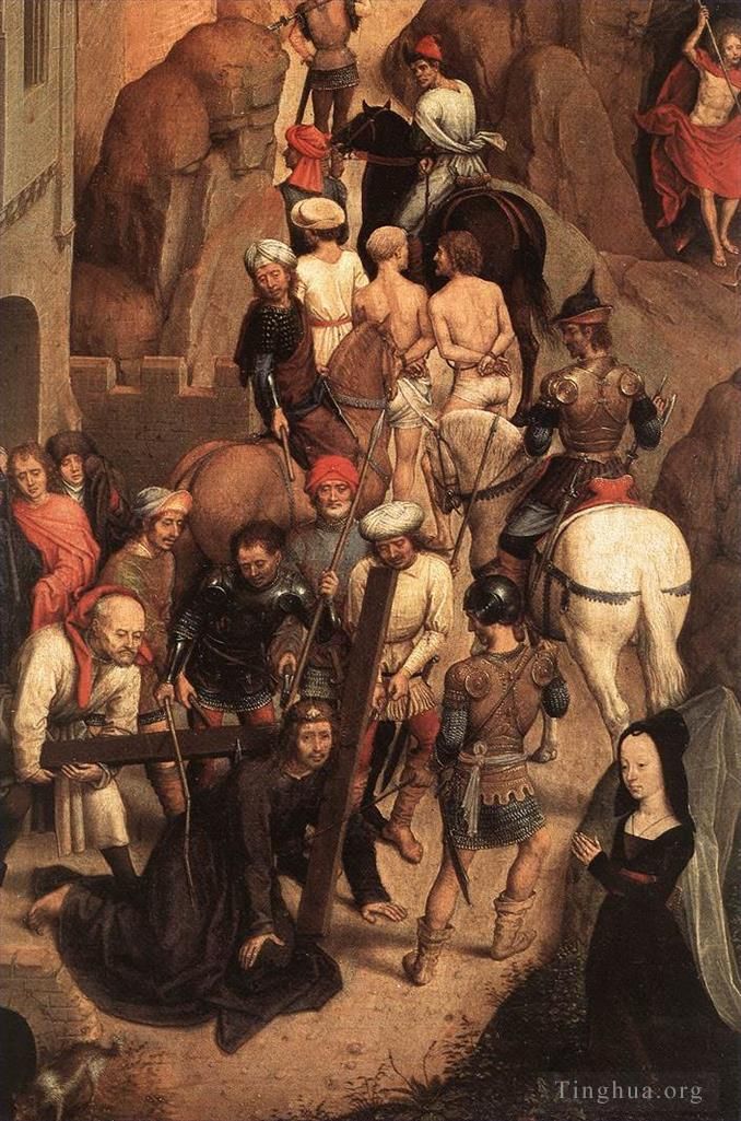 Hans Memling Ölgemälde - Szenen aus der Passion Christi 1470detail3