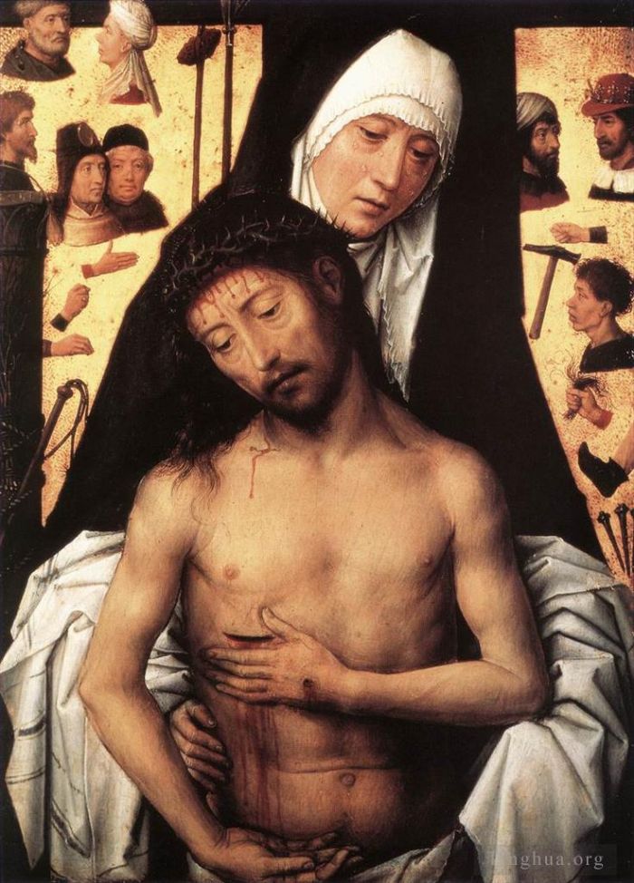 Hans Memling Ölgemälde - Die Jungfrau zeigt den Schmerzensmann 1475 oder 1479